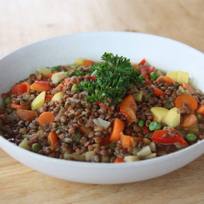 Veganer Linseneintopf