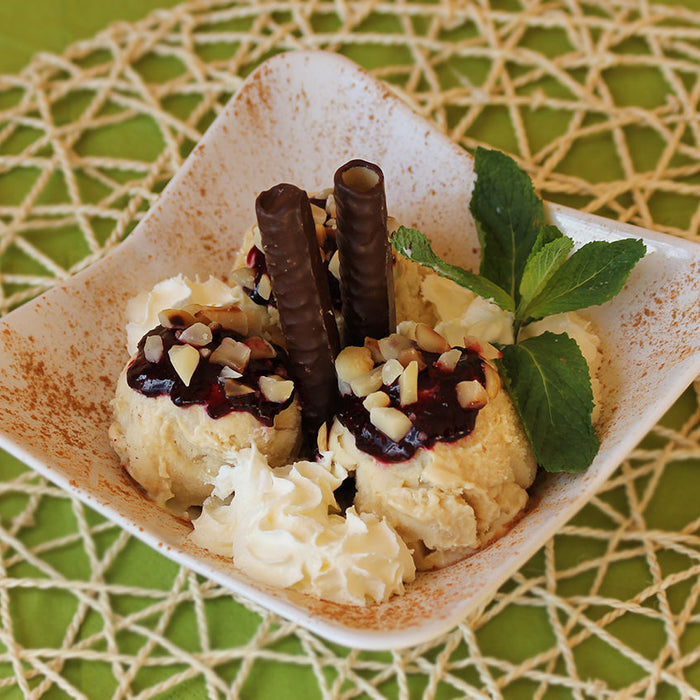DIY Macadamia-Honig-Creme-EIS selber machen