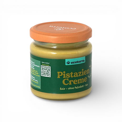 ecoterra Bio Pistazien Creme, 42% Pistazien, fair gehandelt - 180 g