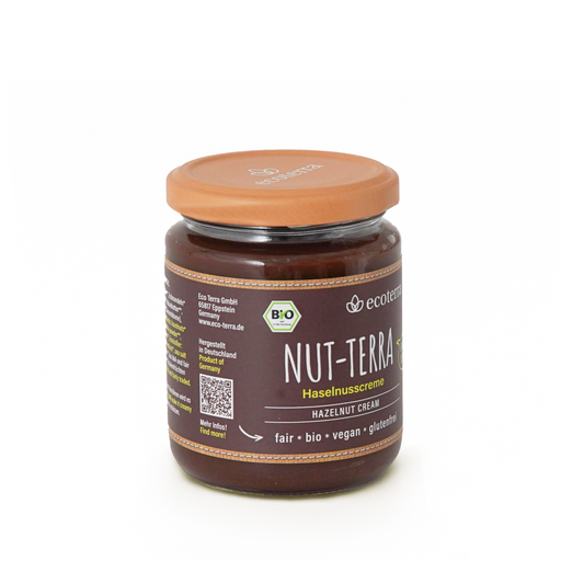 ecoterra Bio Nut-Terra Creme, Haselnusscreme mit Erdmandeln - 250 g