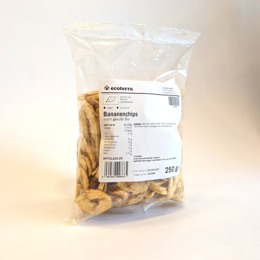 Bio Bananenchips ungesüßt
