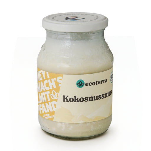Bio Kokosnussmus, 100% Kokosnuss, fair gehandelt - 500 g | inkl. 15ct Pfand