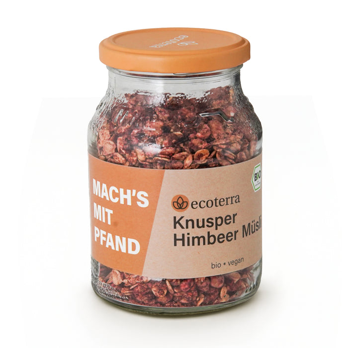 Bio Knusper Himbeer Müsli - 200 g | inkl. 15ct Pfand