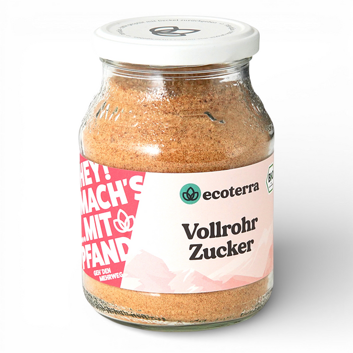Bio Vollrohrzucker, fair gehandelt - 330 g | inkl. 15ct Pfand