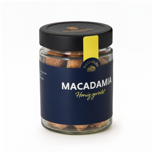 Nutfields Macadamia geröstet, mit Honig - 125 g