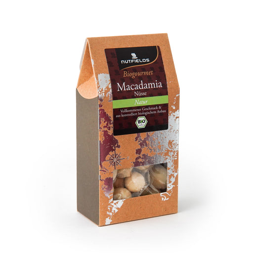 Nutfields Bio Macadamia naturbelassen - 80 g