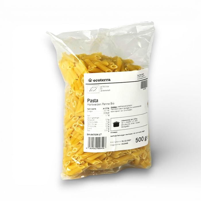 Bio Hartweizen Pasta Penne - 500 g