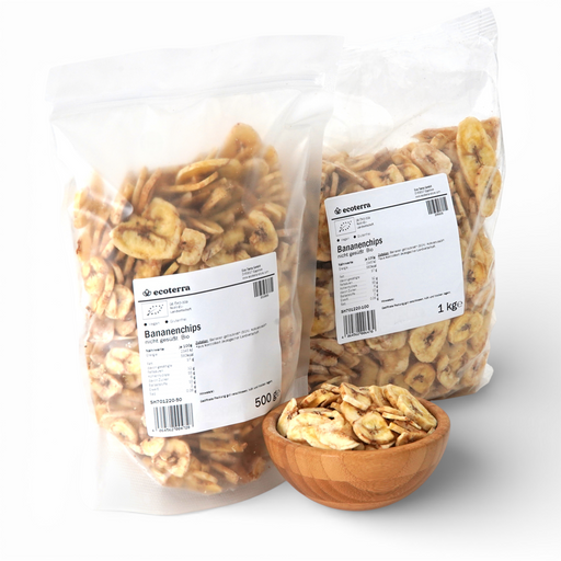 Bio Bananenchips ungesüßt