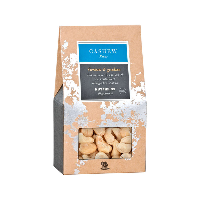 Nutfields - Bio Cashewkerne geröstet und gesalzen|120g