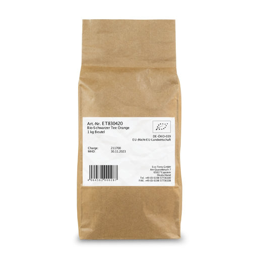 Bio Schwarzer Tee, Orange - 1 kg