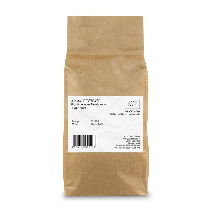 Bio Schwarzer Tee, Orange - 1 kg
