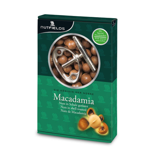 Nutfields Macadamia in Schale, geröstet, mit Knacker - 500g